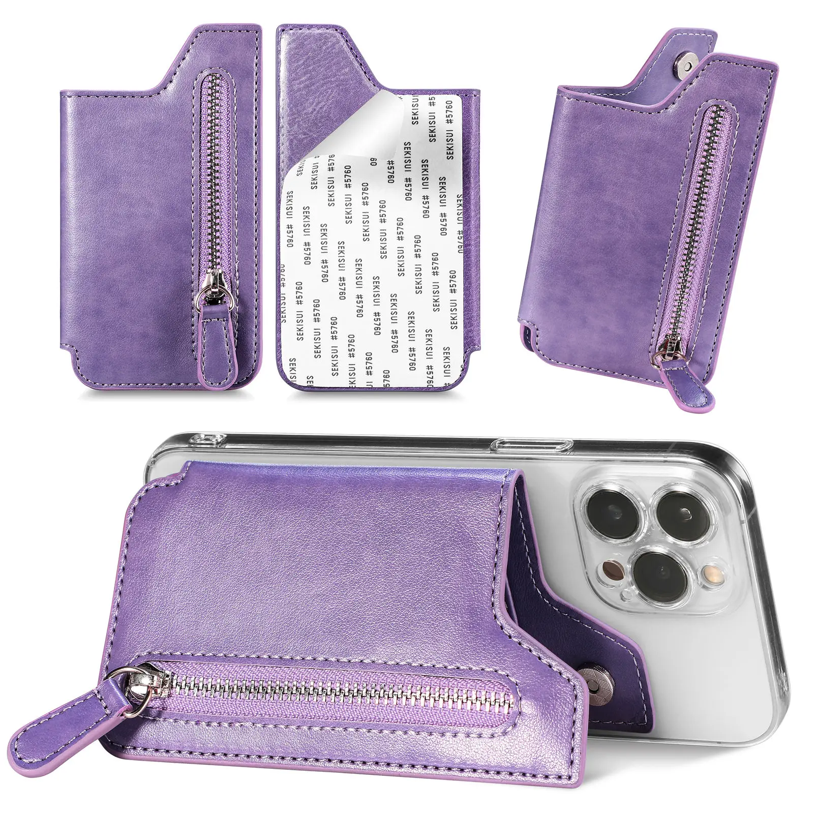 Phone Accessories Vivo - Porte-cartes universel pour téléphone portable, étui