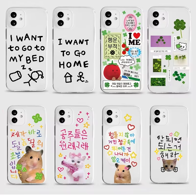 Phone Accessories To Sell - Coque de téléphone transparente trèfle à
