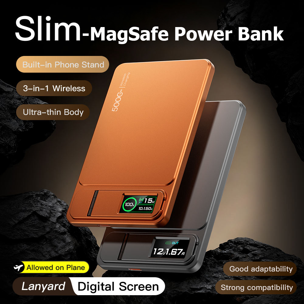 Power Bank Slim - MagSafe Batterie externe portable ultra-fine 10000