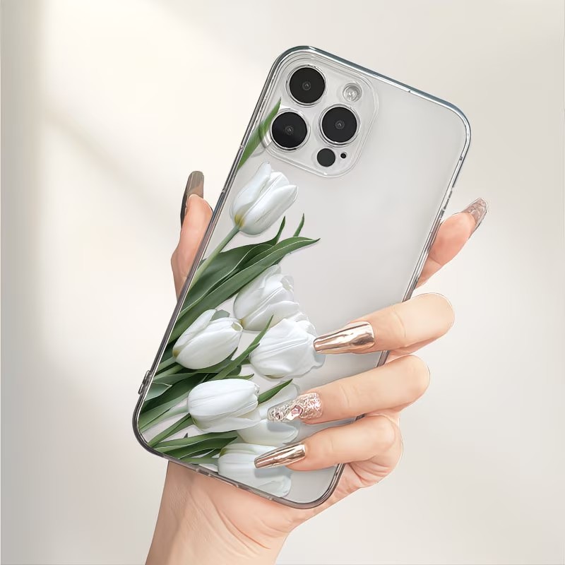 Phone Accessories To Sell - Coque de téléphone imprimée tulipes pour