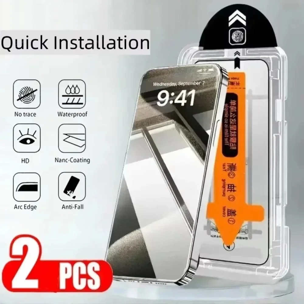 Phone Accessories Online Store - Film en verre trempé Transparent pour