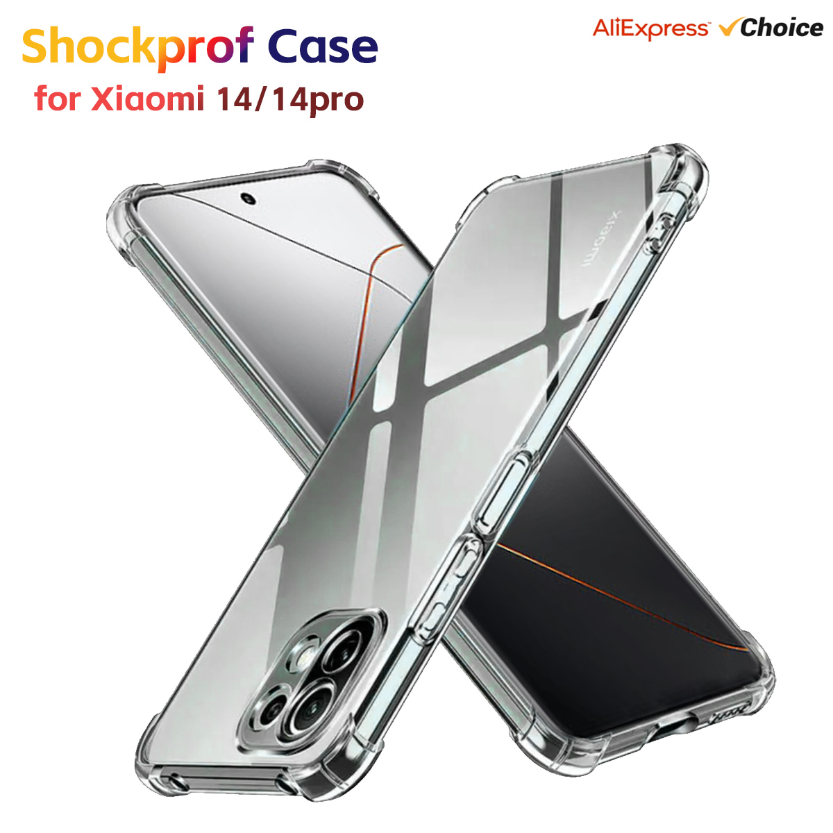 Phone Accessories Online Store - Coque transparente en TPU pour Xiaomi,