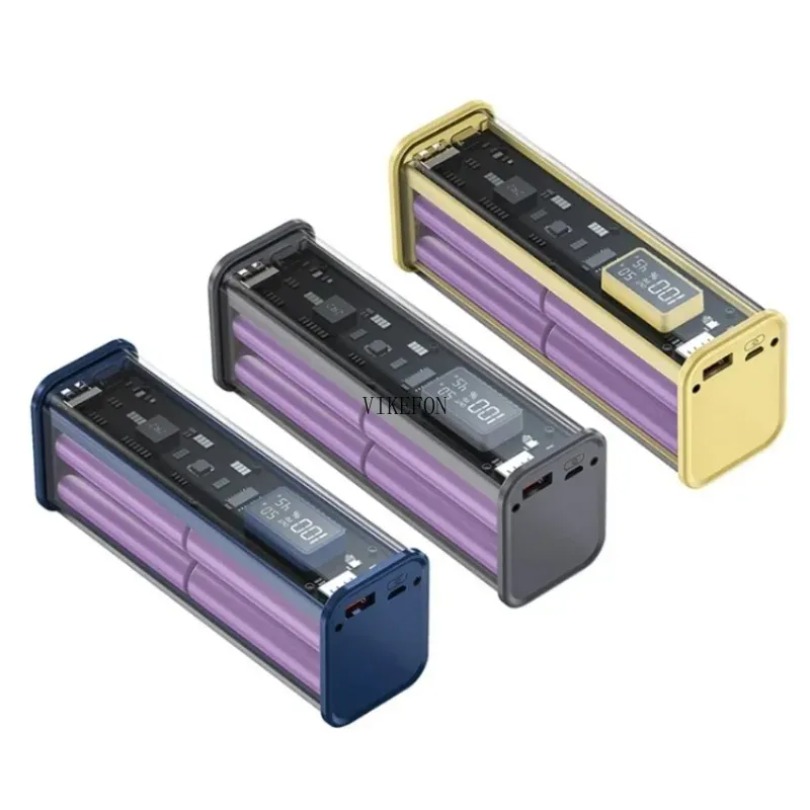 Portable Charger 20000Mah - Boîtier de chargeur de batterie Transparent