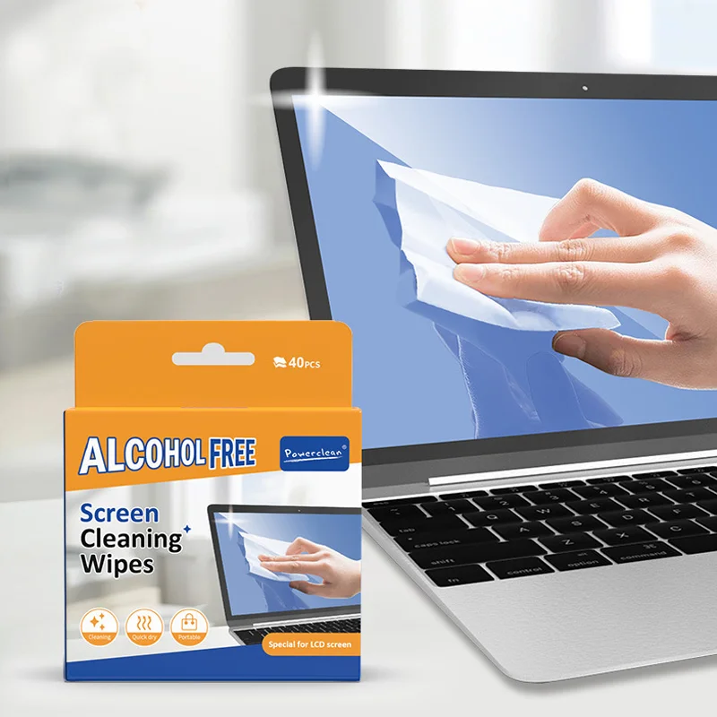 Paquet de 40 lingettes nettoya - Screen Cleaner Spray avis et prix