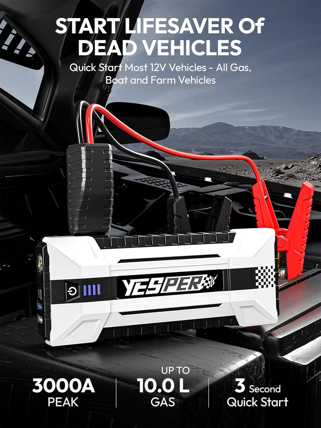 YEPSER YJS20 Démarreur de Voit - Portable Charger 20000Mah avis et prix